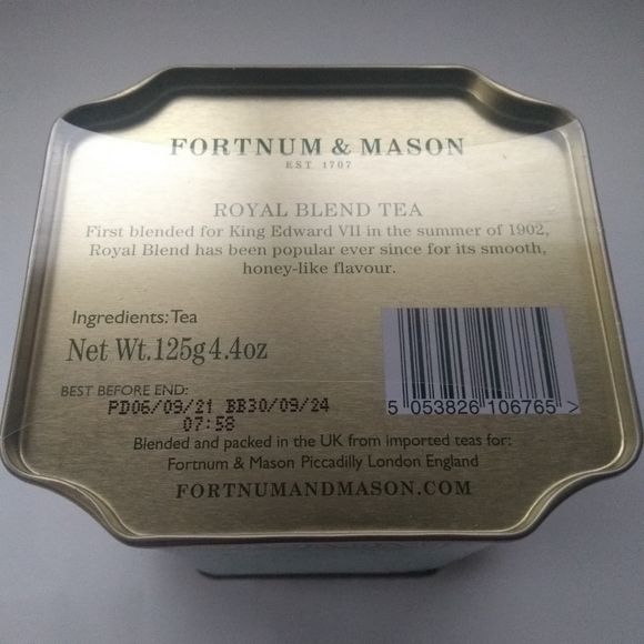 Fortnum & Mason Royal Blend Tea, Loose Leaf Decorative Caddy, 125g - Picture 4 of 7